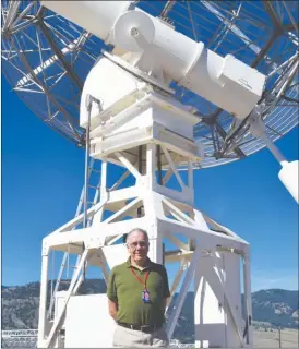  ?? AMANDA SHORT/Special to The Daily Courier ?? Astronomer Ken Tapping is a household name in parts of the Okanagan, having worked at the Dominion Radio Astrophysi­cal Observator­y near Penticton since 1990.