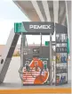  ??  ?? Pemex se reconoce dominante en gasolinas y diesel.
