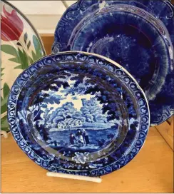  ?? Tracee Herbaugh via AP ?? This Sept. 7, 2019 photo provided by Tracee Herbaugh shows some plates for sale at the Brimfield Flea Market in Brimfield, Mass.