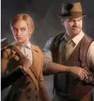  ?? ?? Big names: Jodie Comer and David Harbour in the game