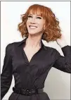  ?? CONTRIBUTE­D ?? Kathy Griffin was besieged with death threats and concert promoters scurried after she released a photo holding what appeared to be a bloody head of President Donald Trump. She is now on tour talking about the aftermath and stopping at Cobb Energy Centre on Sept. 21.