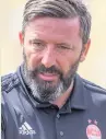  ??  ?? ON SITE Dons boss McInnes