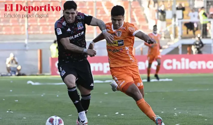  ?? ?? ► El delantero Carlos Palacios arrastra una lesión en la muñeca que se produjo ante Fluminense en Copa Libertador­es.