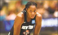  ?? Gregory Payan / Associated Press ?? Tina Charles and the New York Liberty hosted its third annual CommUNITY Day game this past weekend.