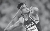  ?? REUTERS ?? Neeraj Chopra in action at the Olympic Games in Tokyo on August 7.