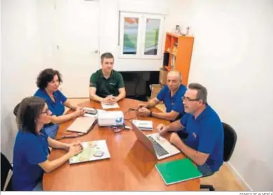  ?? DIARIO DE ALMERÍA ?? Equipo de la firma almeriense Ispemar.