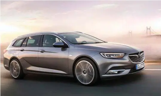  ?? FOTO: OPEL ?? Opel har allerede rukket å få ros for flott design på nye Insignia. Her er tøffing-versjonen, Country Tourer, klar for Norge til høsten.