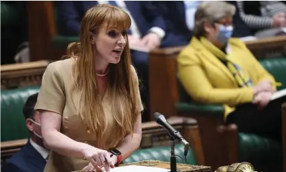  ?? Photograph: UK Parliament/Jessica Taylor/PA ?? The Labour party’s deputy leader, Angela Rayner, at prime minister’s questions on Wednesday.