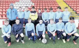  ??  ?? Hard lines A disappoint­ing day for the youngsters from Chryston High