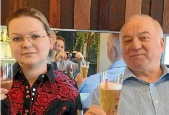  ??  ?? Sergei and Yulia Skripal were poisoned with Novichok in March. Now British police have suspects they believe are Russian.