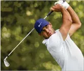  ?? BRYNN ANDERSON/ ASSOCIATED PRESS ?? Brooks Koepka injured his left wrist in Saturday’s third round of the Tour Championsh­ip at East Lake Golf Club after he appeared to hit a root on a swing.