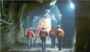  ??  ?? Vancouver-based Goldcorp’s mine in Argentina. Colorado-headquarte­red Newmont’s purchase of Goldcorp would create the largest gold mining company in the world, while also delivering the highest dividend in the industry.