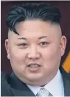  ??  ?? North Korea’s Kim Jong-un