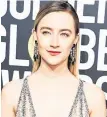  ??  ?? Tipped: Saoirse Ronan plays Mary Queen of Scots