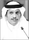  ??  ?? Sheikh Mohammed bin Abdulrahma­n al-Thani