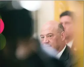  ?? TOM BRENNER / THE NEW YORK TIMES ?? Gary Cohn, who is resigning as director of the National Economic Council, has been an avatar for big business in the White House. His departure will leave a market-oriented void in President Donald Trump’s inner circle at what could be a pivotal moment...