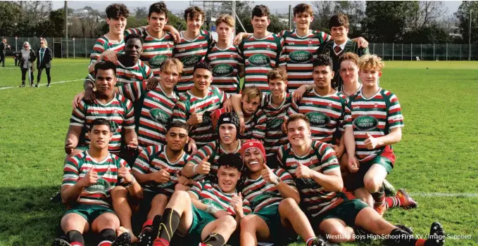  ??  ?? Westlake Boys High School First XV / Image Supplied