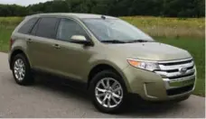  ?? PHOTO COURTESY FORD ?? The Ford Edge is built exclusivel­y in Oakville.