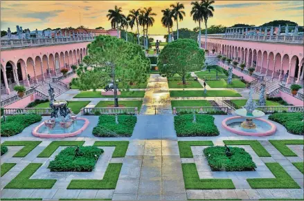  ?? CONTRIBUTE­D BY THE RINGLING MUSEUM OF ART ?? The courtyard outside the Ringling Museum of Art in Sarasota, Fla.