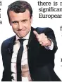  ??  ?? Emmanuel Macron