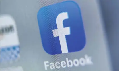  ??  ?? A Facebook representa­tive said the company has determined Red Ice TV and the Affirmativ­e Right violate its policy against ‘organized hate’. Photograph: Denis Charlet/AFP via Getty Images