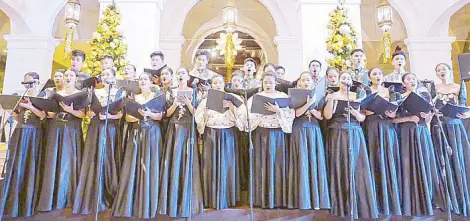  ??  ?? The Centro Escolar University Chorale