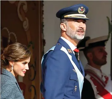  ?? FOTO: AP ?? Den spanske kong Felipe den Sjette opfordrede i sin juletale til sammenhold midt i det, der betegnes som den vaerste politiske krise i Spanien i flere årtier.