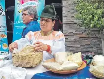  ?? MARIBEL ROJAS / EXPRESO ?? Muestra. En la feria mostrarán los alimentos que comían sus ancestros.