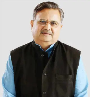  ??  ?? Dr. Raman Singh, Hon'ble Chief Minister of Chhattisga­rh