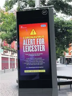  ??  ?? Prepared Local lockdowns like the current situation in Leicester could be introduced in North Lanarkshir­e if the pandemic worsens