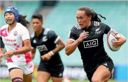  ?? PHOTO: GETTY IMAGES ?? Portia Woodman will be one of the key players in a busy year for the Black Ferns Sevens team.