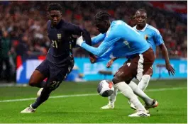  ?? ?? ▲ Kobbie Mainoo gives England a different profile of midfield player
