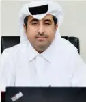  ??  ?? Qatar Chamber General Manager Saleh bin Hamad Al Sharqi takes part in the virtual meeting held on Wednesday.
