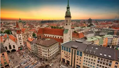  ?? ?? Munich: o  cially the world's most walkable city