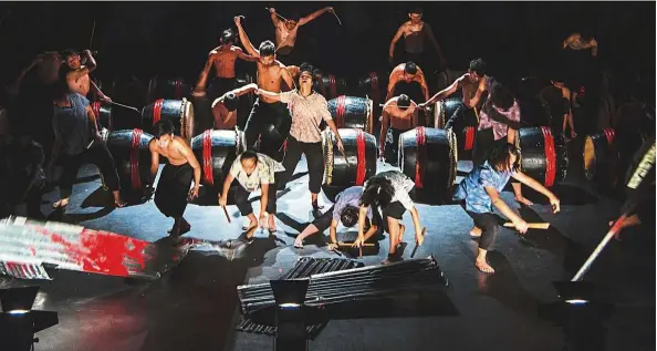  ??  ?? Orang Orang Drum Theatre, a percussive spectacle on stage, will be performing at this year’s YSDAF. — KLPac