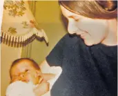  ??  ?? Detached love: Hannah Betts, left, and in a family photograph as a baby with her mother Pam, above, says maternal rejection is consumingl­y corrosive