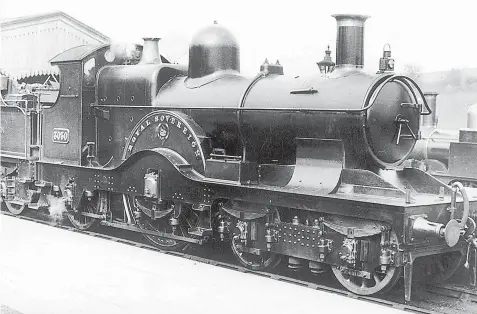  ?? ?? GWR 3050 Royal Sovereign at Stourbridg­e in 1910