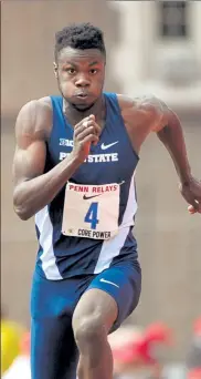  ?? ICON SPORTSWIRE VIA AP IMAGES ?? Former Northeaste­rn track and field coach Steve Waite, shown running for Penn State in 2014, is accused of using sham social media accounts to trick female student athletes into sending him nude or seminude photos.