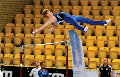  ?? Bild: WEST PHOTO ?? MEDALJÖR. Filip Lidbeck har nu tagit tre Sm-medaljer i mångkamp.