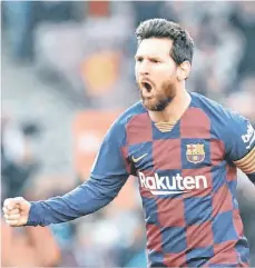  ?? /ARCHIVO. ?? Messi y el equipo ‘culé’ tienen la posibilida­d de, con un triunfo, quedar a un punto del liderato.