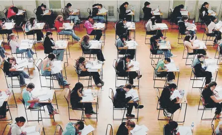  ??  ?? Youngsters across the region wil, be receiving their GCSE results today.