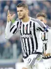  ?? ANSA ?? Alvaro Morata, 23 anni.