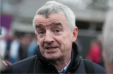  ?? Foto: dpa ?? Mit der Billigflug­gesellscha­ft Ryanair hat Michael O'Leary die Branche umgekrempe­lt.