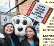  ?? AFP ?? Este 2018 es el año del “perro de tierra”.