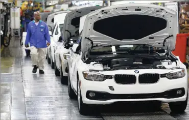  ?? PHOTO: BLOOMBERG ?? BMW recently invested R6.2 billion in South Africa, the group’s single biggest investment in the country in 50 years. BMW warns that South Africa needs to maintain the current policy or manufactur­ers may disinvest.