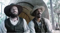 ??  ?? This image provided by the Sundance Institute shows, Armie Hammer, left, and Nate Parker, in a scene from the film, “The Birth of a Nation,” directed by Nate Parker. — AP