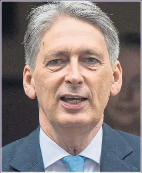  ??  ?? BUDGET: The Chancellor is under pressure to borrow and spend