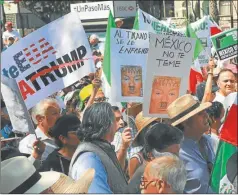  ?? CEDOC PERFIL ?? PROTESTAS. Son frecuentes contra el presidente de EE.UU.