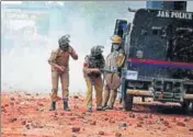  ?? PTI FILE ?? The Valley has been rocked by violent protests, following civilian killings since the Srinagar byelection­s, which saw one of the worst turnouts in the state’s history.