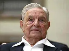  ?? Foto: dpa ?? George Soros, US-Milliardär und Philanthro­p, wird der Schumpeter-Preis 2019 in Wien verliehen.